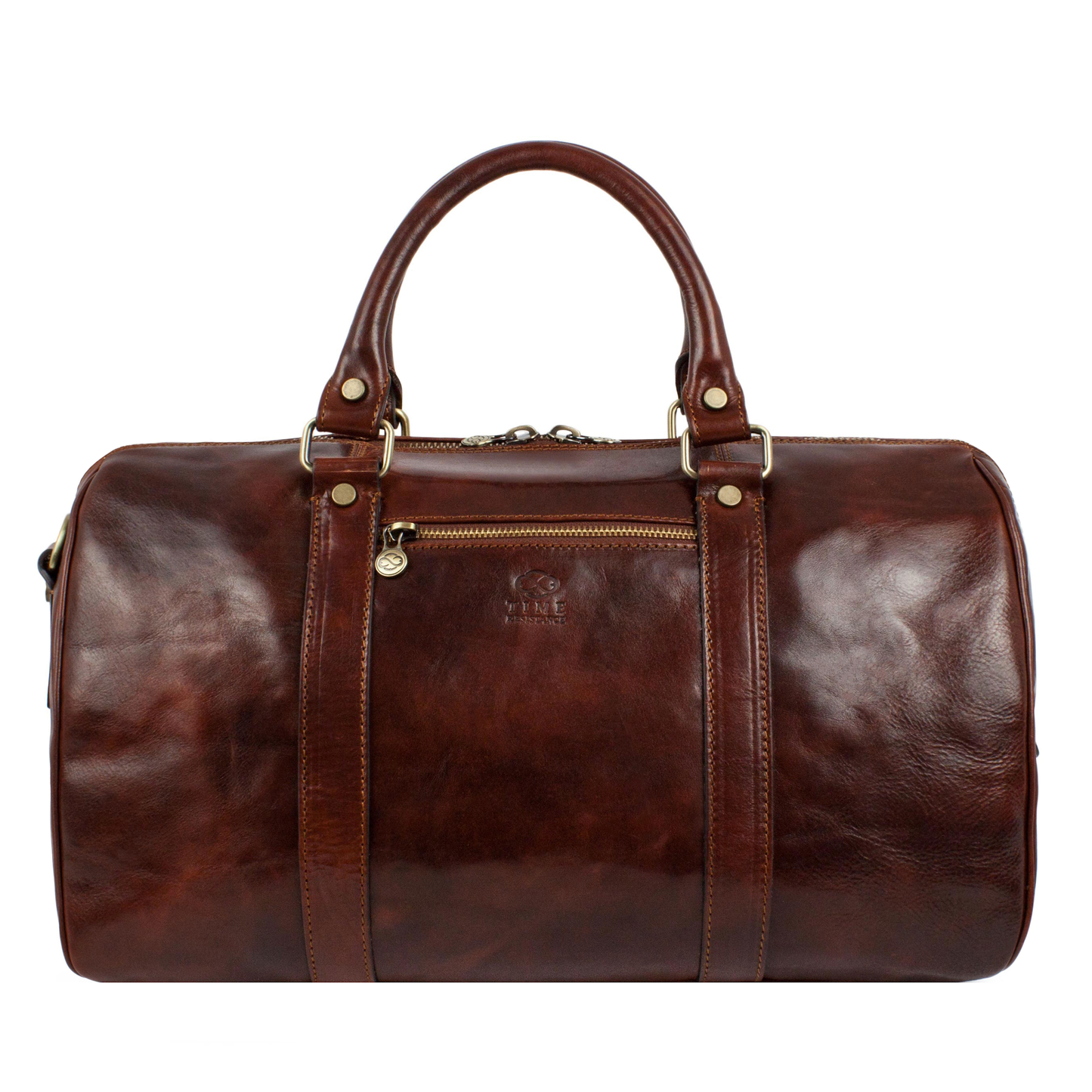Borsa da week-end in pelle artigianale Made in Italy