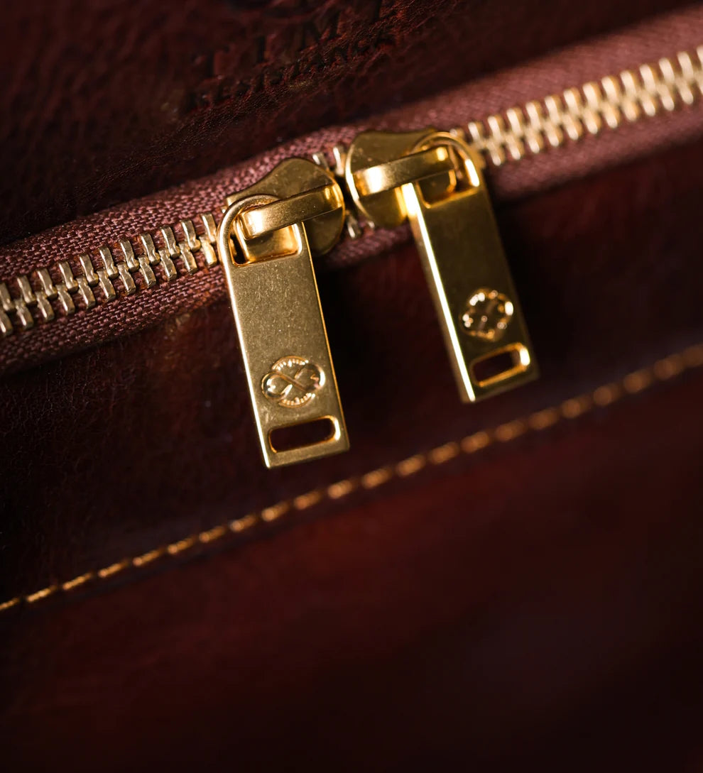 Borsa per laptop in pelle marrone - Orlando: Marrone