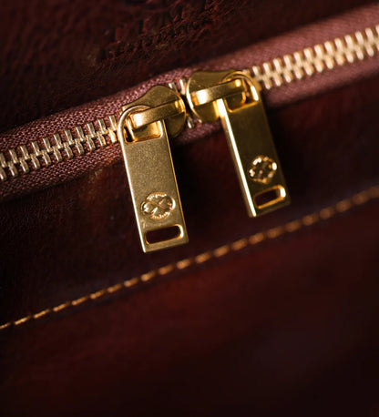 Borsa per laptop in pelle marrone - Orlando: Marrone