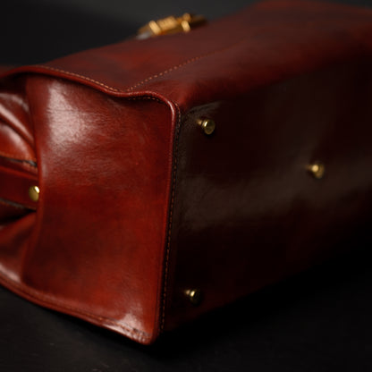Borsa da medico in pelle artigianale Made in Italy