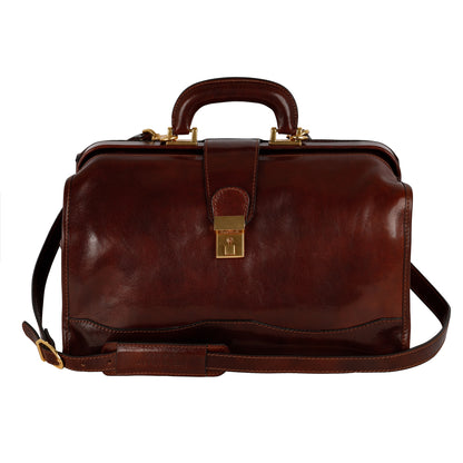 Borsa da medico in pelle artigianale Made in Italy
